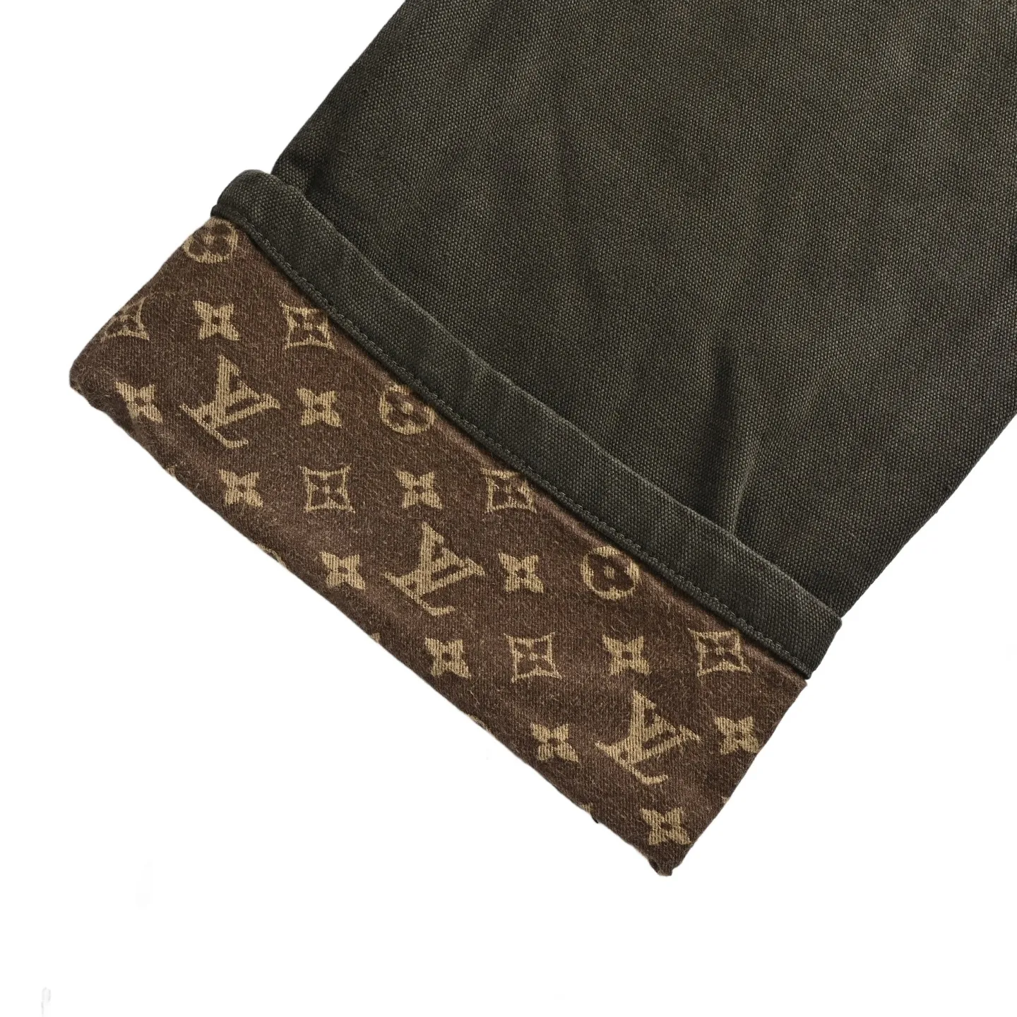 Louis Vuitton/Louis Vuitton trousers turn-down presbyopic jeans